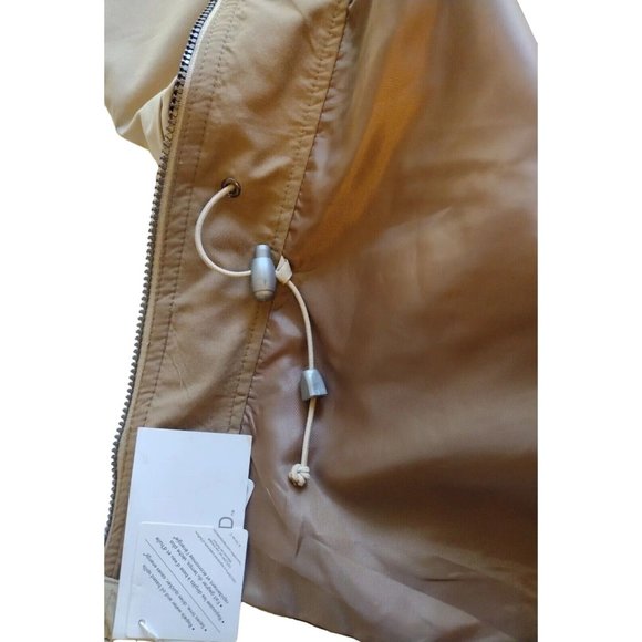 North End Jacket Womens Medium Pockets Drawstring Waist Full Zip Utility Fall - Picture 12 of 16